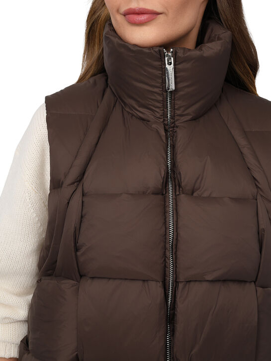 Жилет over size, шоколадный Freedomday , арт.  | Фото 6