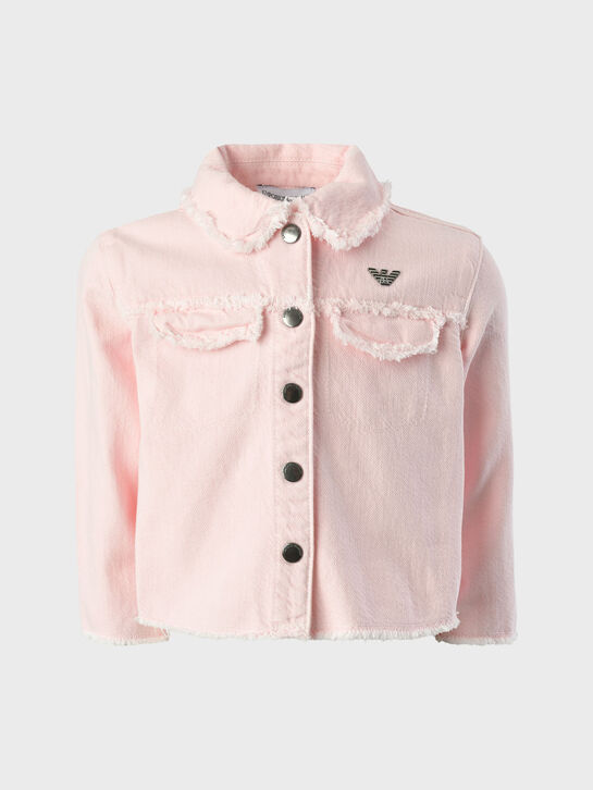 Джинсовая куртка, розовая Emporio Armani , арт.  | Фото 1