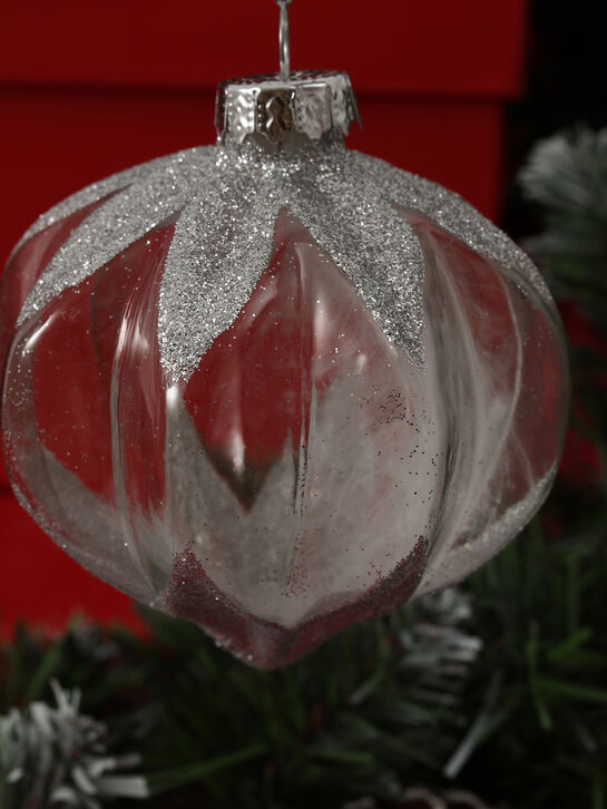 Елочные подвески Шары с серебристыми блестками, 8 см Goodwill , арт.  | Фото 9