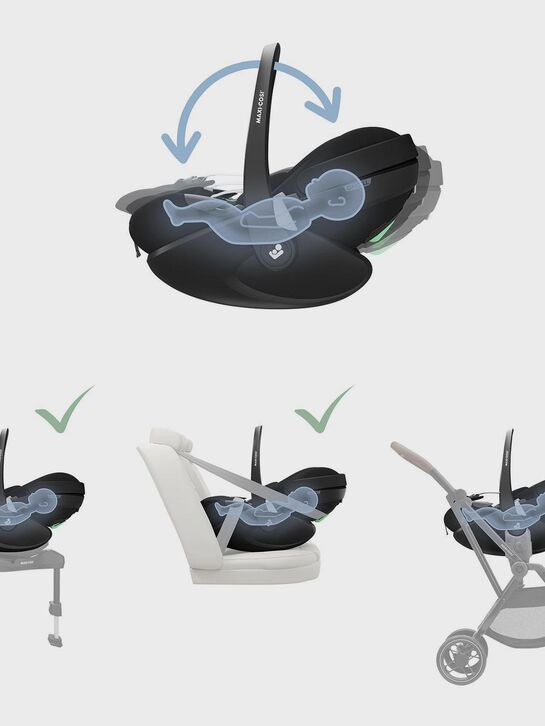 Кресло автомобильное Pebble 360 Pro Essential Black Maxi-Cosi , арт.  | Фото 19