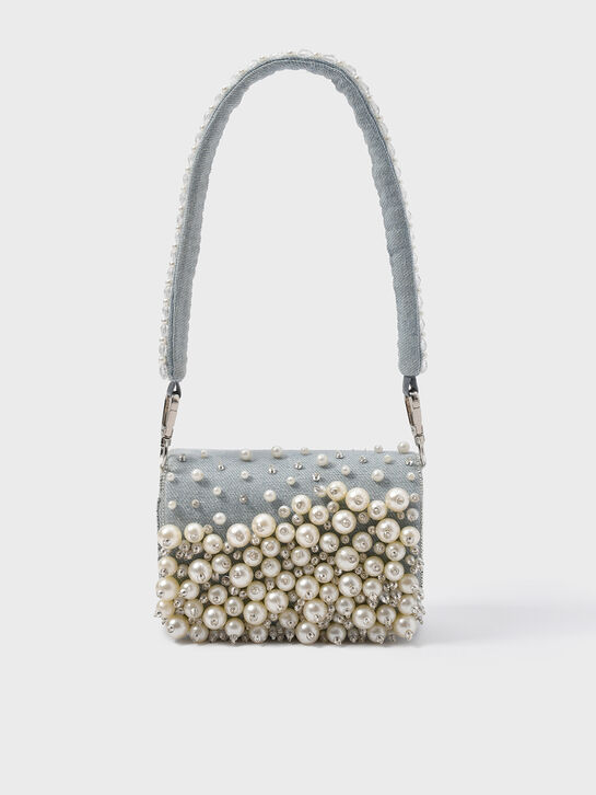 Сумка джинсовая с жемчугом Maison Ava , арт.  | Фото 3