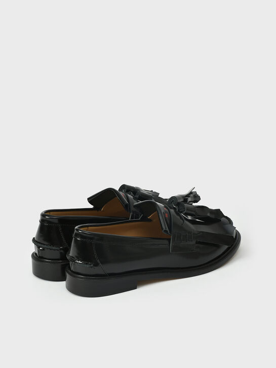 Лоферы с кисточками, черные MARNI , арт.  | Фото 3