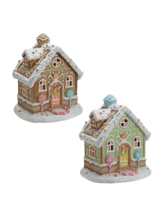 Фигрка декоративная &quot;Домик&quot; с подсветкой (АААх3) 28 см TIANQIN ARTS AND CRAFTS , арт.  | Фото 1