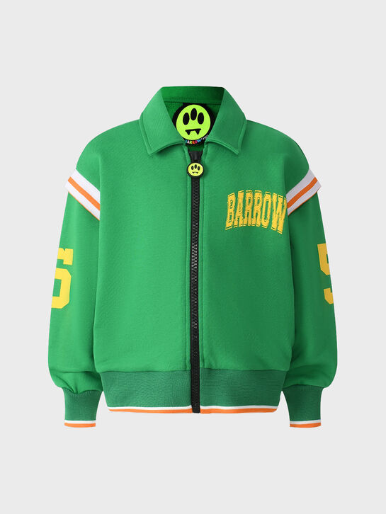 Спортивная куртка с лого, зеленая Barrow , арт.  | Фото 1