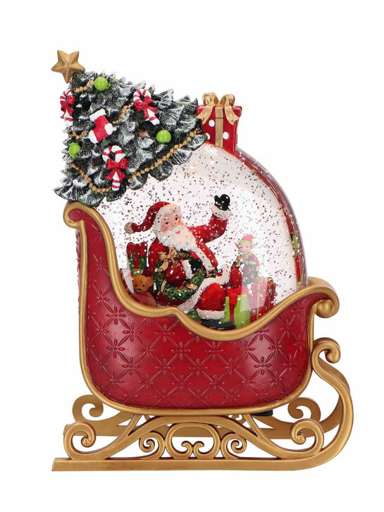 Новогодний сувенир Сани Санты 17,5×8,6×24,6 см Timstor , арт.  | Фото 1