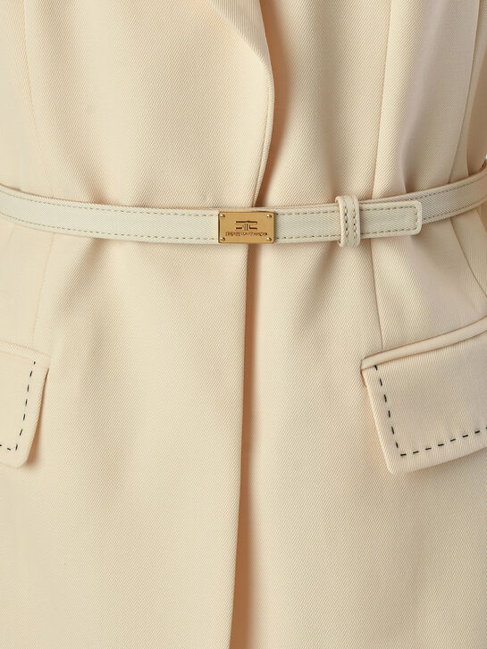 Жакет приталенный с поясом Elisabetta Franchi , арт.  | Фото 4