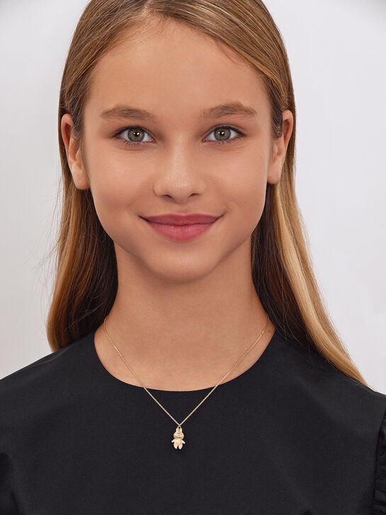 Колье Лабубу, золото 585 Sneak Peek , арт.  | Фото 2