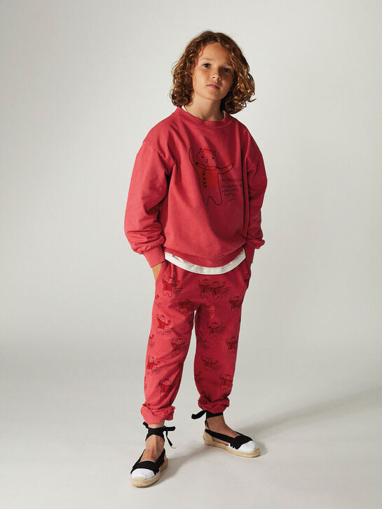 Свитшот, принт кот и надписи Weekend house kids , арт.  | Фото 2