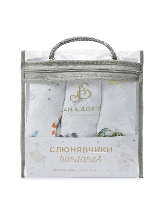 Слюнявчики, набор 3 шт Jan&Sofie , арт.  | Фото 14