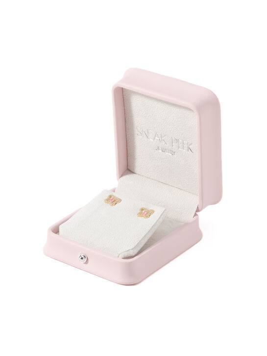 Серьги Бабочки, золото 585 Sneak Peek , арт.  | Фото 3