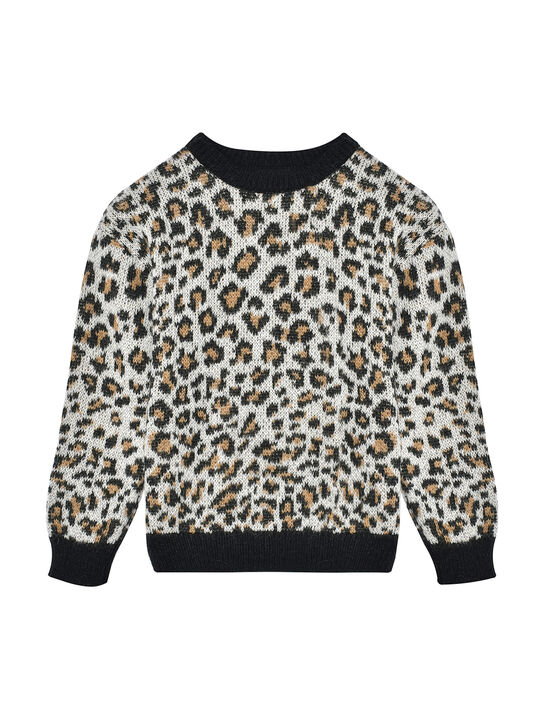 Джемпер с леопардовым принтом The New Society , арт.  | Фото 1