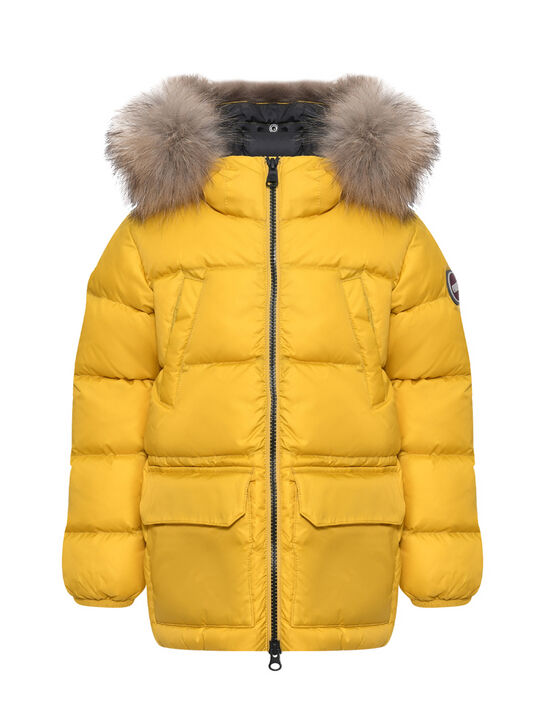 Куртка с капюшоном с мехом и накладными карманами Colmar , арт.  | Фото 1