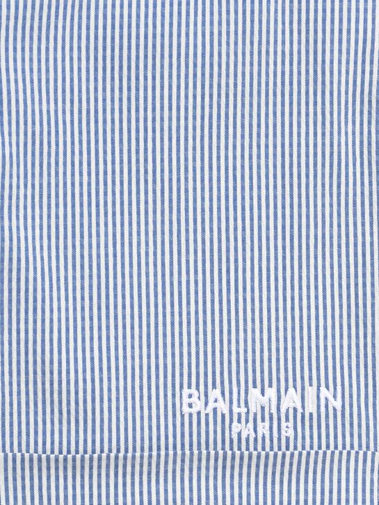 Шорты в тонкую полоску Balmain , арт.  | Фото 3