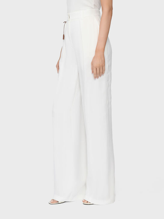 Брюки-палаццо, белые Elisabetta Franchi , арт.  | Фото 3