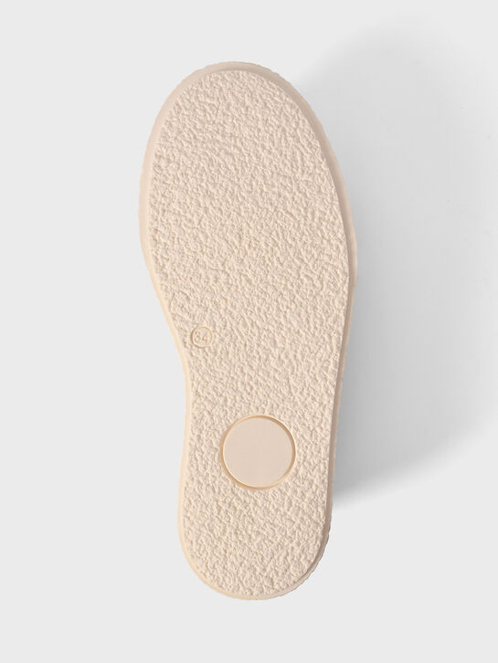 Белые лоферы на платформе MM6 , арт.  | Фото 5