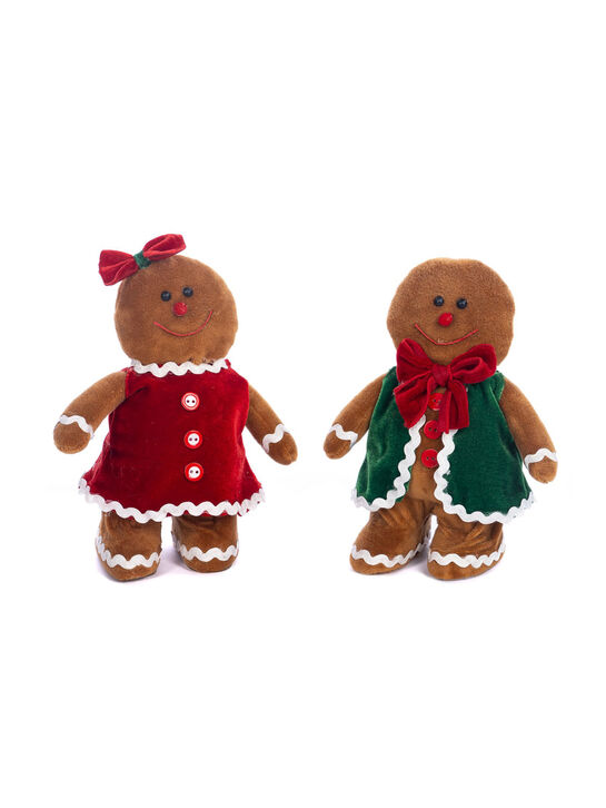 Елочные подвески Пряничные мальчик и девочка, 19 см Goodwill , арт.  | Фото 1