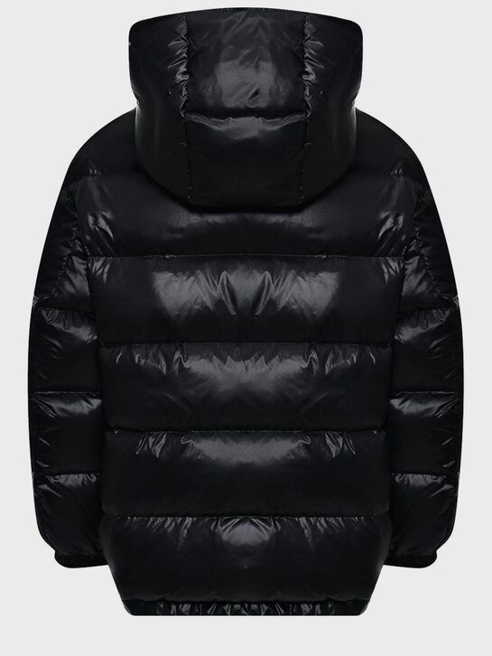 Куртка-пуховик с капюшоном, черная Dolce&Gabbana , арт.  | Фото 2