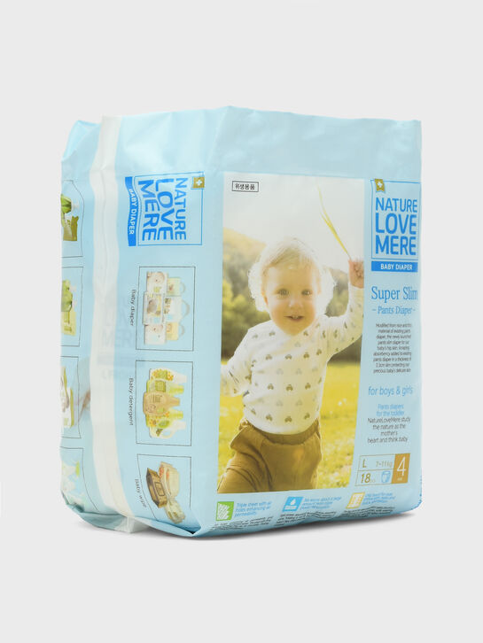 Подгузники-трусики супертонкие Super Slim, L 7-11 кг, 18 шт NATURE LOVE MERE , арт.  | Фото 2