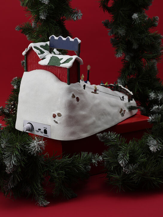 Новогодний сувенир &quot;Альпийский слалом&quot;, адаптер Musicboxworld , арт.  | Фото 3