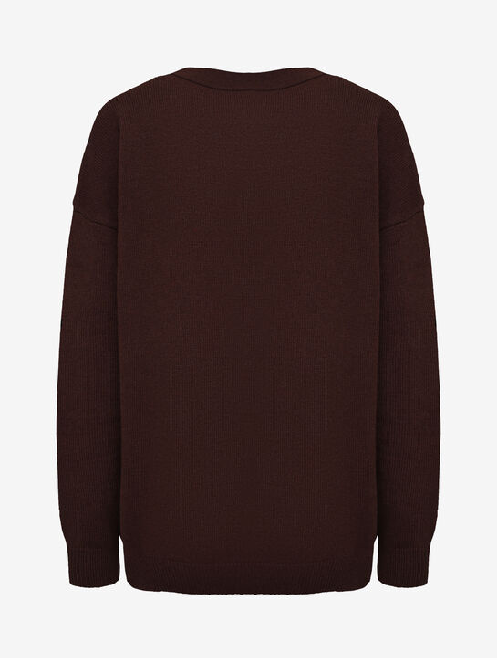 Кардиган с декором &quot;коты&quot;, интарсия Saint Barth , арт.  | Фото 2