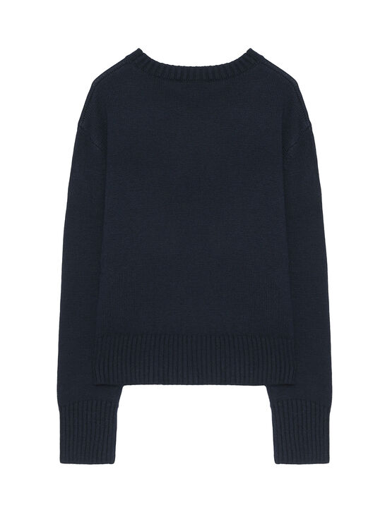 Джемпер с красным логотипом, синий Max&Co , арт.  | Фото 2