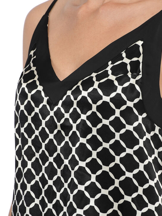 Топ на бретелях с геометрическим принтом Flashin , арт.  | Фото 4