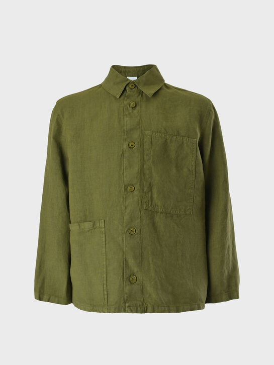 Рубашка с накладными карманами, зеленая ASPESI , арт.  | Фото 1
