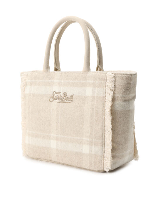 Сумка в клетку тартан с лого  Saint Barth , арт.  | Фото 2