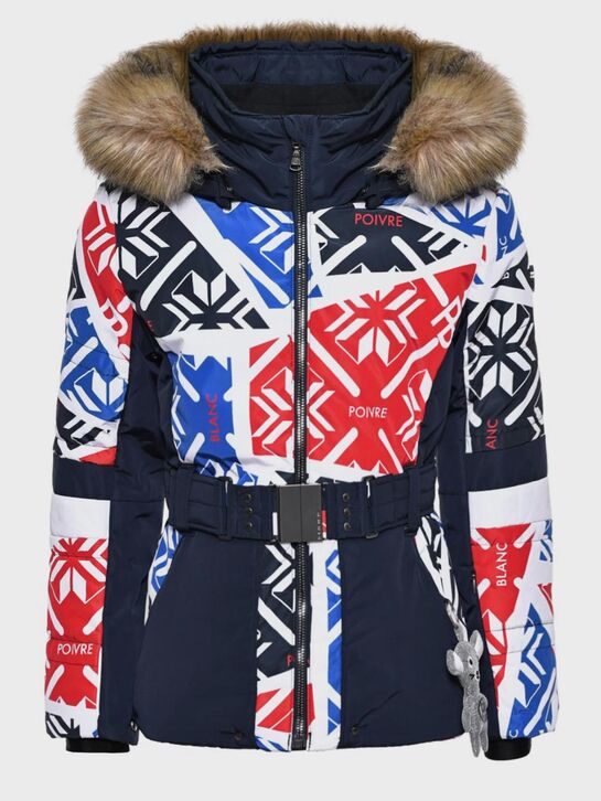 Куртка с геометрическим принтом Poivre Blanc , арт.  | Фото 1