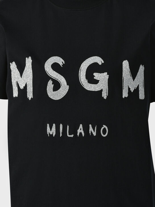 Футболка с лого, черная MSGM , арт.  | Фото 6