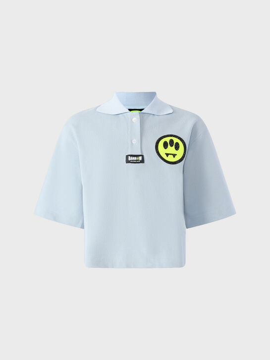 Футболка-поло голубого цвета Barrow , арт.  | Фото 1