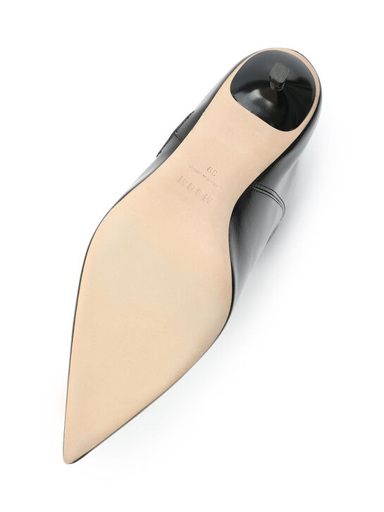 Ботильоны на шпильке с острым носом, черные MSGM , арт.  | Фото 7