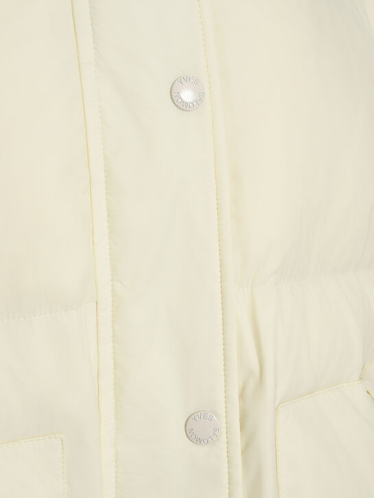 Куртка-пуховик с отделкой из овчины Yves Salomon , арт.  | Фото 12