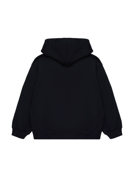 Спортивная куртка с капюшоном, черная MM6 , арт.  | Фото 2