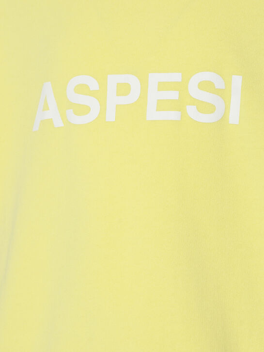 Свитшот с белым лого, желтый ASPESI , арт.  | Фото 3
