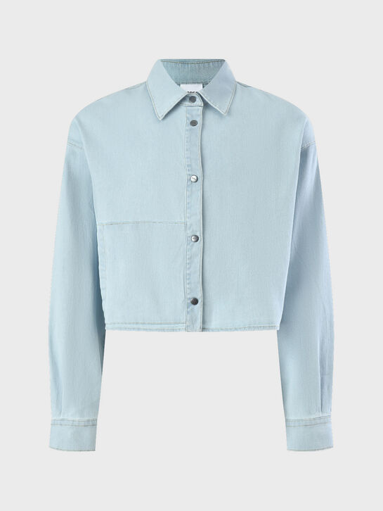 Рубашка джинсовая на кнопках ASPESI , арт.  | Фото 1