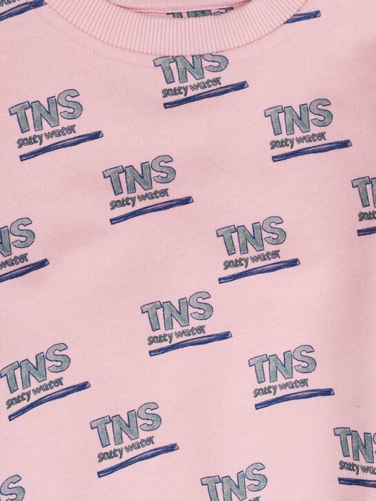 Свитшот розовый с лого The New Society , арт.  | Фото 3