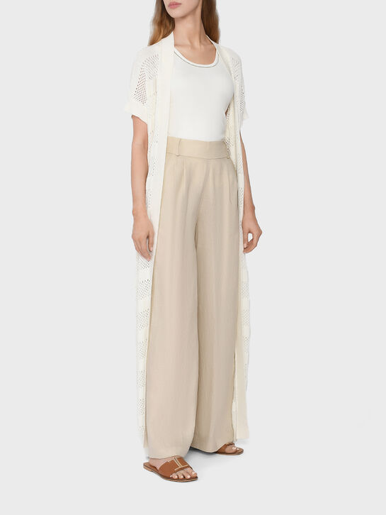 Брюки льняные с защипами Flashin , арт.  | Фото 2