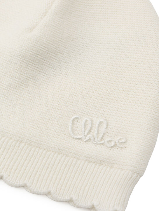 Набор подарочный: пинетки + шапка с лого  Chloe , арт.  | Фото 8