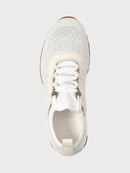 Кроссовки с декором из манили Brunello Cucinelli , арт.  | Фото 5