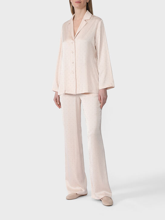 Комплект: жакет+брюки с мелкими стразами Flashin , арт.  | Фото 2