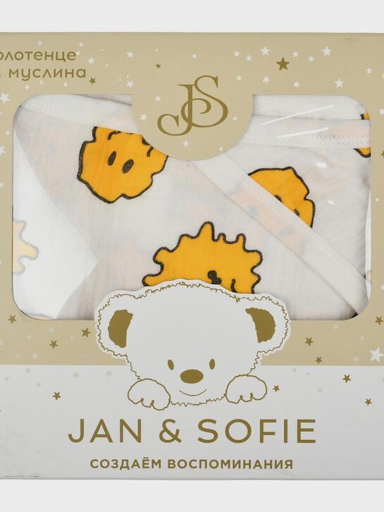 Полотенце муслиновое с капюшоном, 100х100 см Jan&Sofie , арт.  | Фото 5
