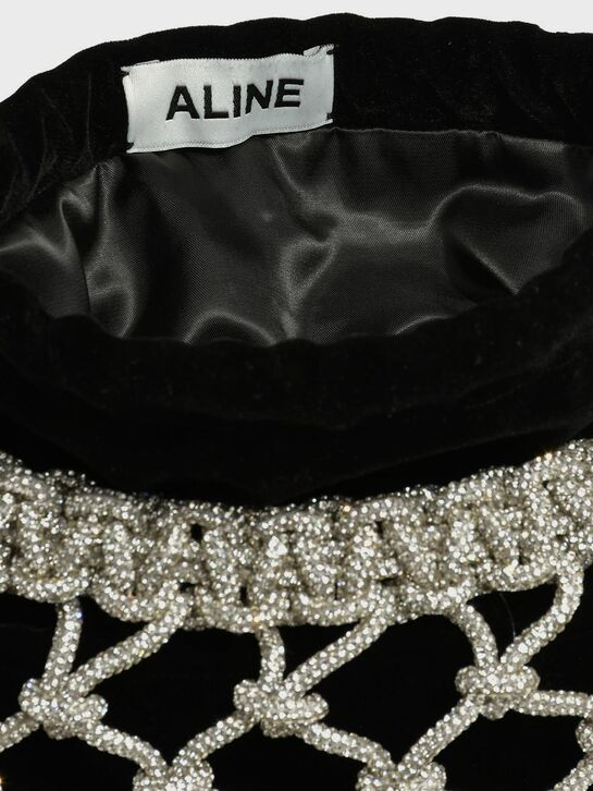 Плетеная сумка с бархатным мешочком ALINE , арт.  | Фото 8