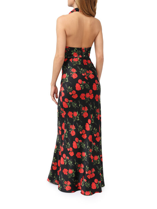 Платье макси из атласа Roses & Lace , арт.  | Фото 6