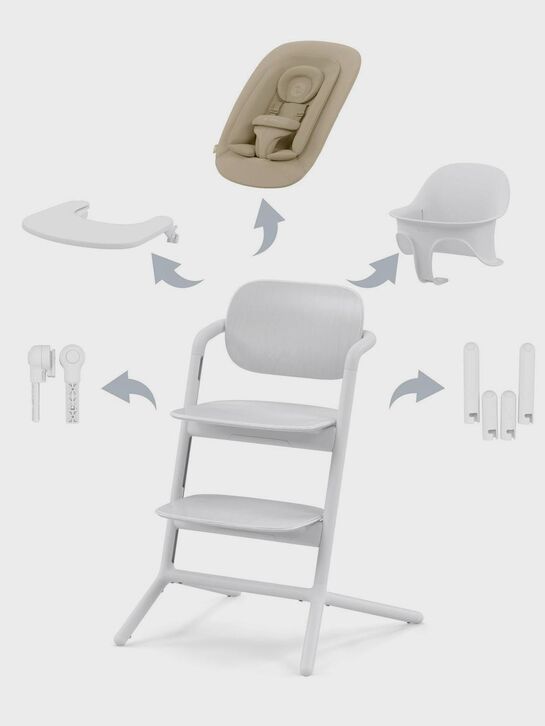 Стульчик LEMO 4-in-1 Set All White CYBEX , арт.  | Фото 1