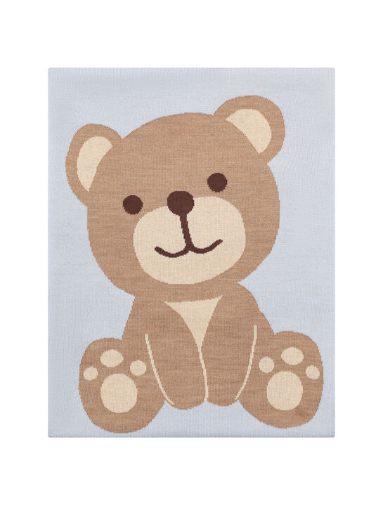 Плед вязаный, декор медвежонок Maglificio di Verona , арт.  | Фото 1