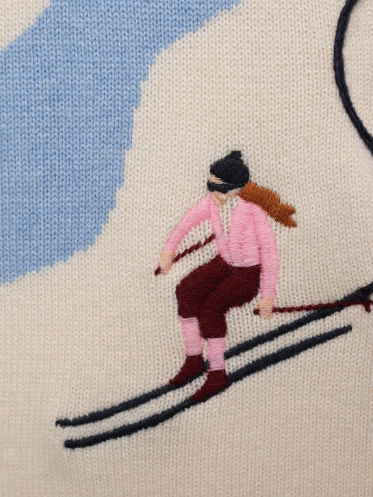 Джемпер с декором &quot;горы&quot;, интарсия Saint Barth , арт.  | Фото 10