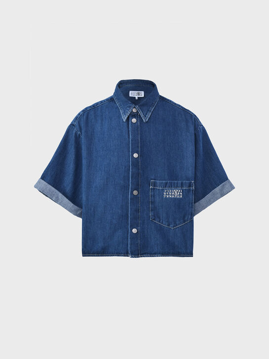 Рубашка джинсовая укороченная MM6 , арт.  | Фото 1