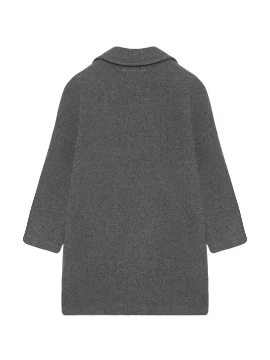 Пальто из шерсти, серое MM6 , арт.  | Фото 3