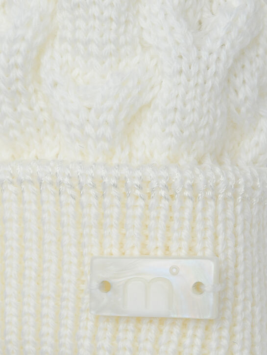 Шапка из шерсти, вязаная Marlu , арт.  | Фото 3